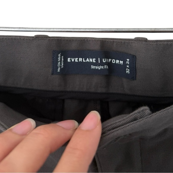 NEW Everlane Uniform Collection The Performance Chino Pants Grey 32x34 straight - Picture 9 of 9
